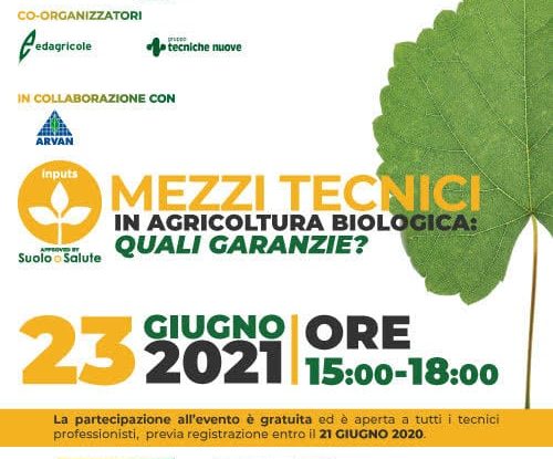 MEZZI TECNICI IN AGRICOLTURA BIOLOGICA: QUALI GARANZIE?