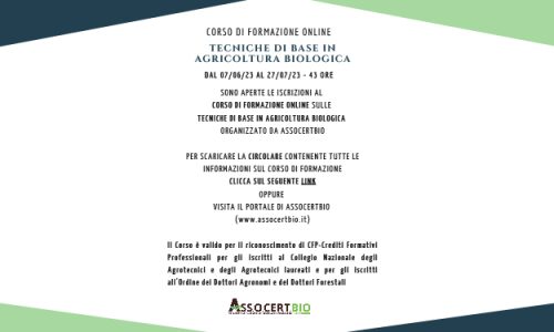 ACCRESCI LE TUE COMPETENZE BIO!