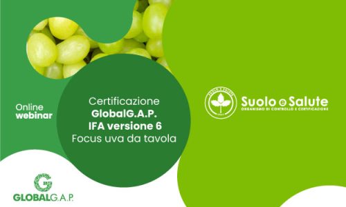 UVA DA TAVOLA E GLOBALGAP: IL WEBINAR DI SUOLO E SALUTE