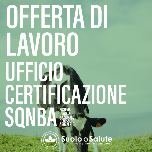 Offerta lavoro certificazione benessere animale Bologna - Suolo e Salute
