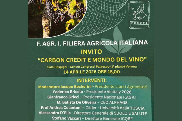 CARBON CREDIT E IL MONDO DEL VINO: PRESENTATO AL VINITALY IL PROGETTO F.AGR.I.
