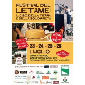 Partecipanti al Festival del Letame 2026 durante un evento dedicato all'agricoltura biologica e alla sostenibilità sull'Appennino modenese
